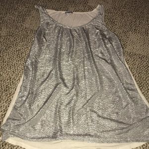Express Dressy Tank Shine Large